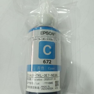 爱普生原装墨水672蓝